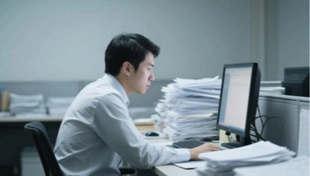 久坐不动上班族